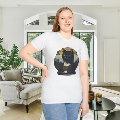 Meow Lisa Adult T-shirt