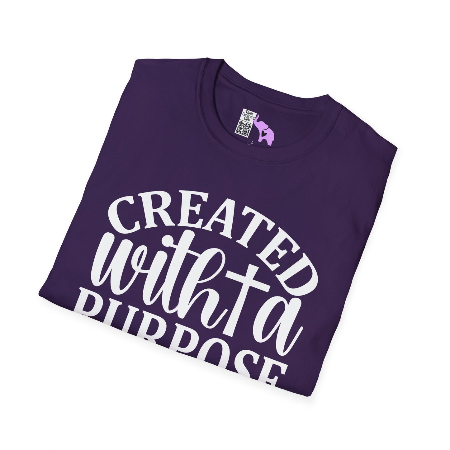 Created With A Purpose (3) Adult T-shirt