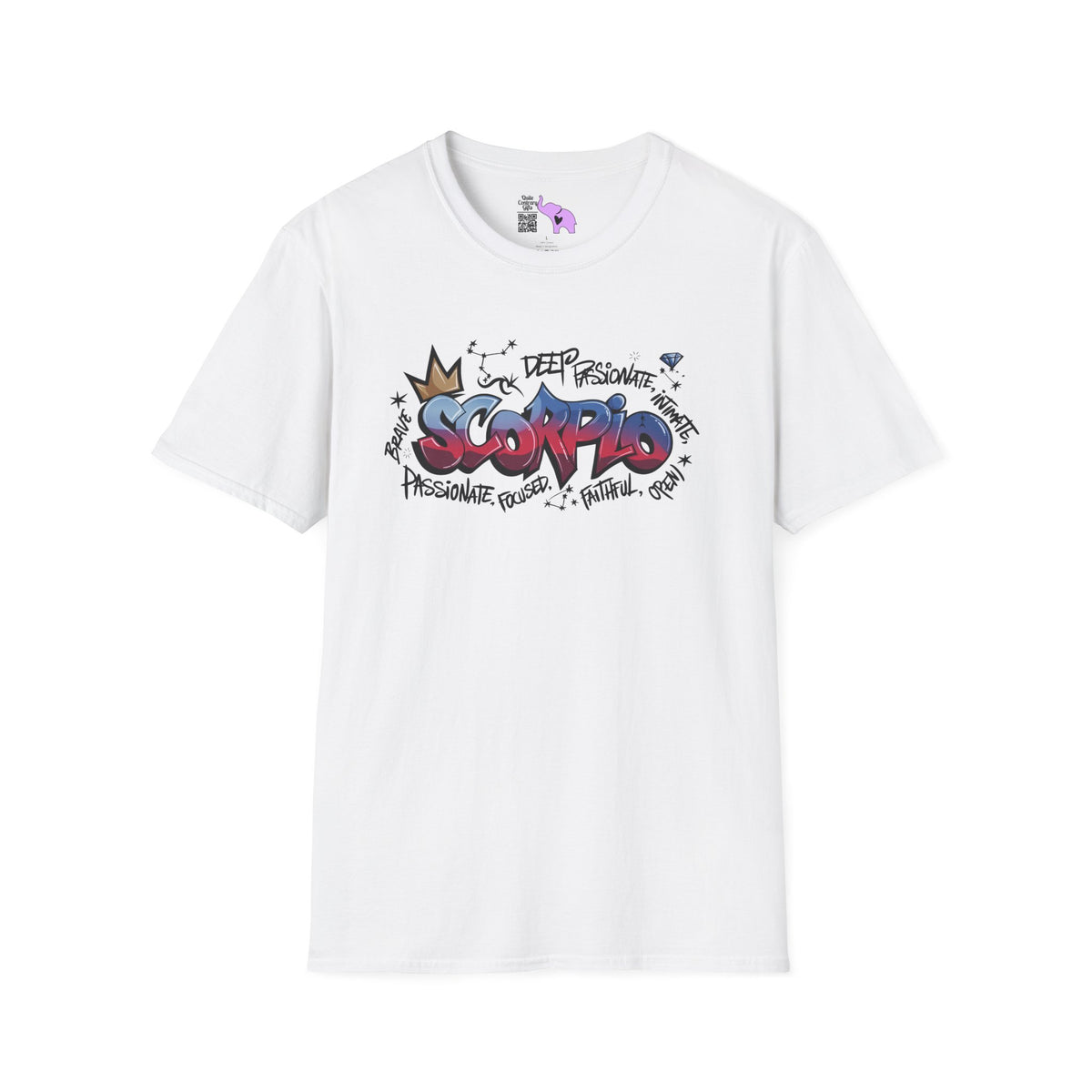 Scorpio Street Art Adult T-shirt