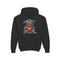 Patchwork Pumpkin Heart Youth Heavy Blend Hoodie