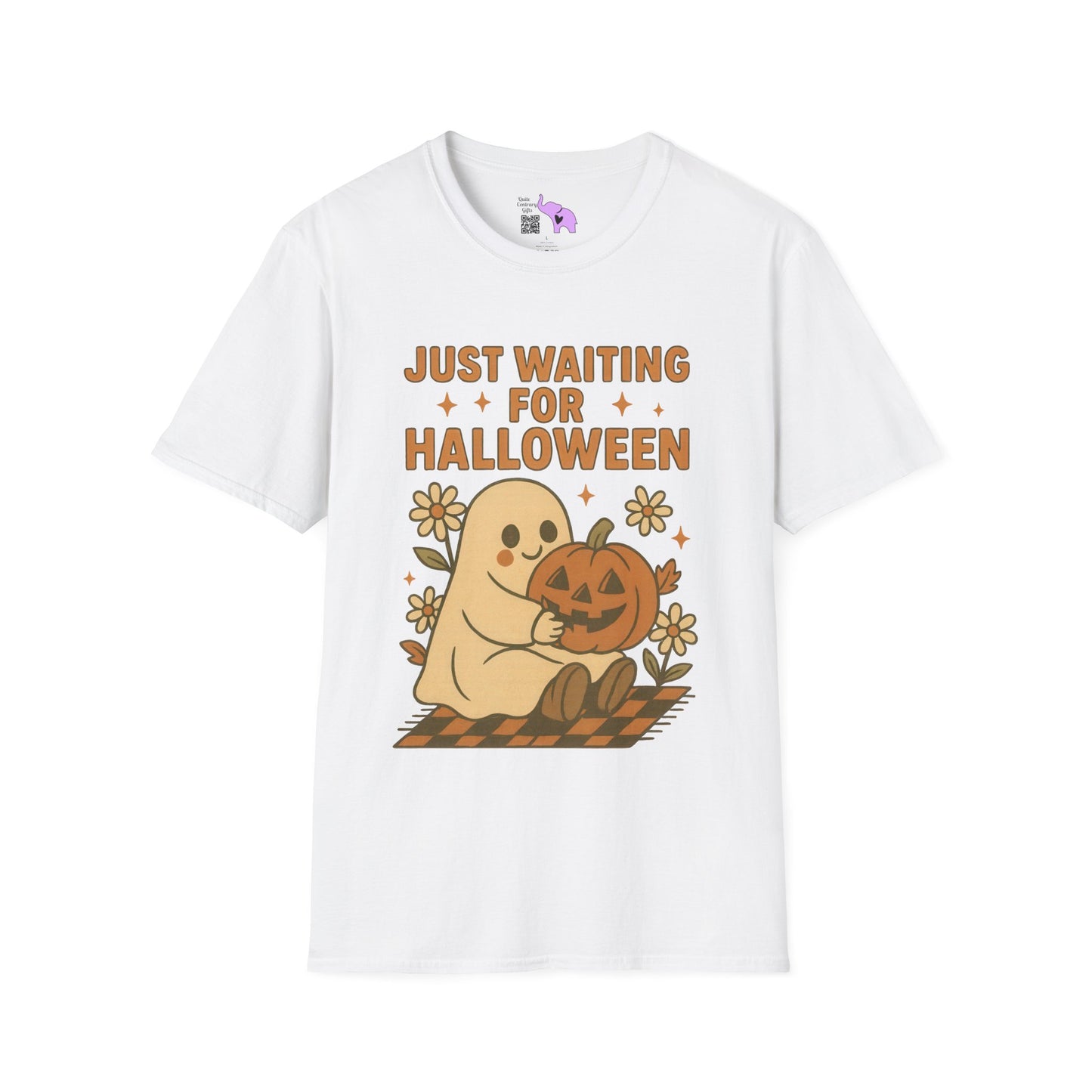 Just Waiting For Halloween Adult T-shirt