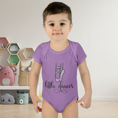 Little Ballerina Infant Baby Rib Bodysuit