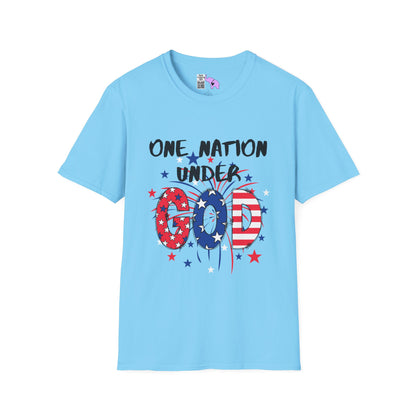 One Nation Under God Adult T-shirt
