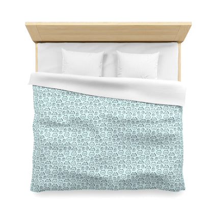 Cat Lovers Microfiber Duvet Cover