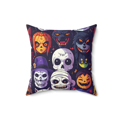 Monster Mash Up Throw Pillow