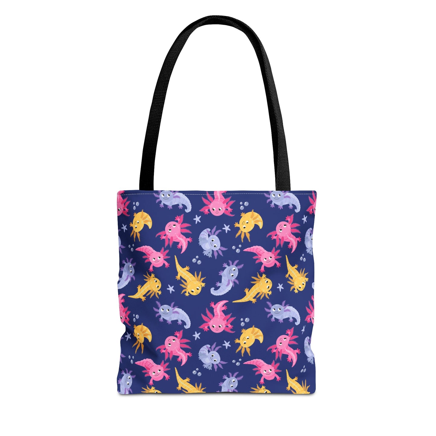 Axolotl Lagoon Canvas Tote Bag