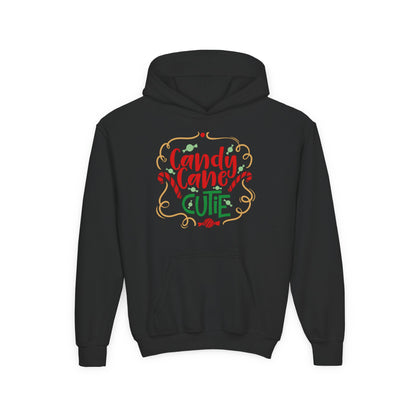 Candy Cane Cutie Youth Hoodie
