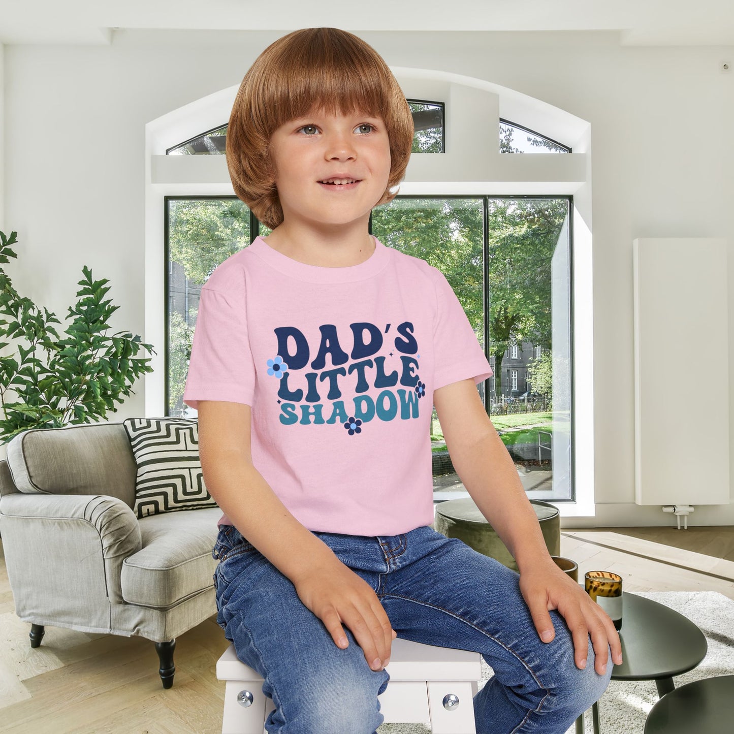 Dad's Little Shadow Heavy Cotton™ Toddler T-shirt