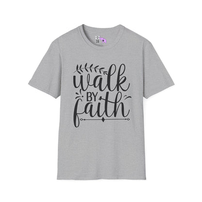 Walk By Faith (2) Adult T-shirt
