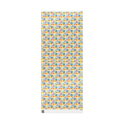 Mosaic Meadows Wrapping Paper
