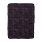 Velvet Patchwork Print Fleece Blanket