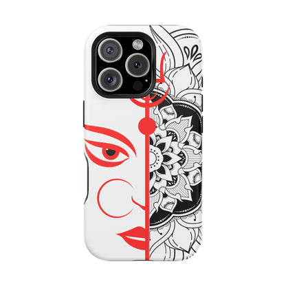 Goddess Durga Mata w/Manala MagSafe® Compatible Tough Case for iPhone