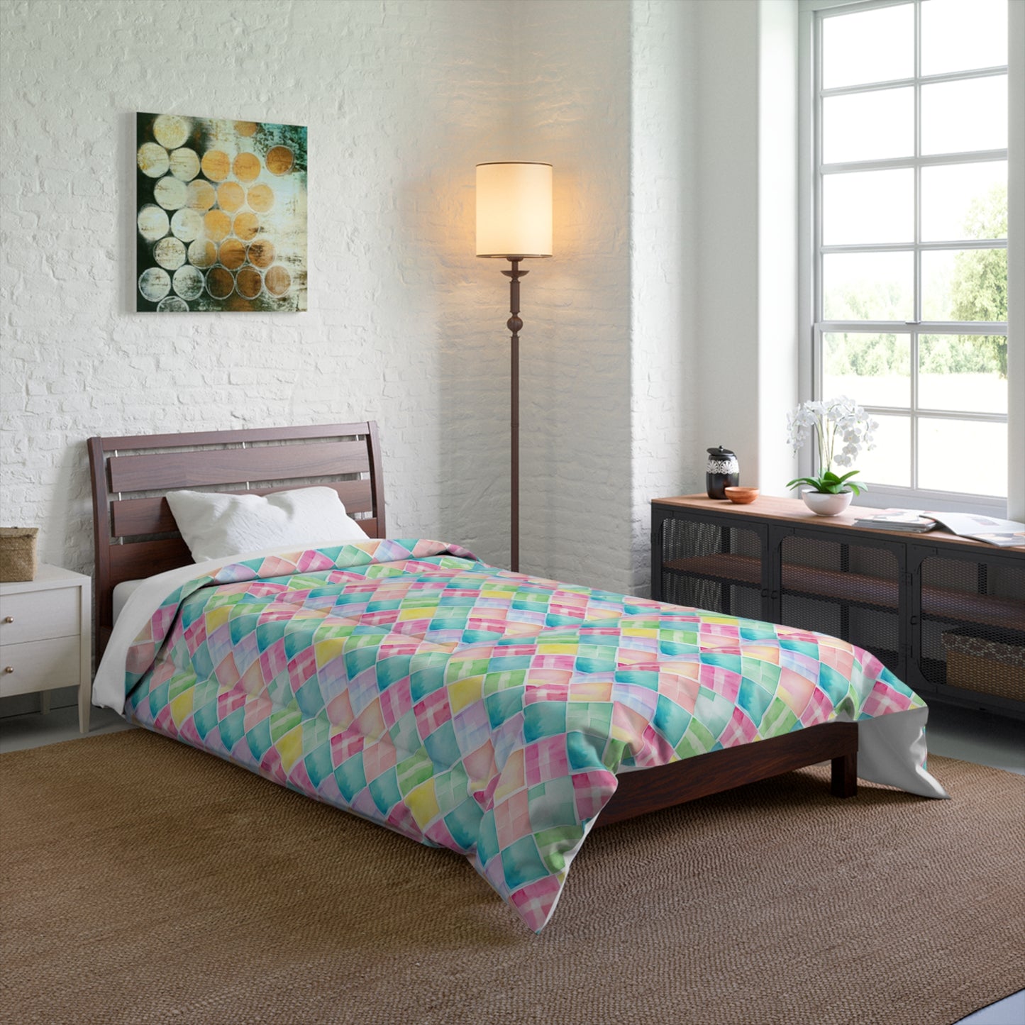 Watercolor Weave Basic Bedding Set