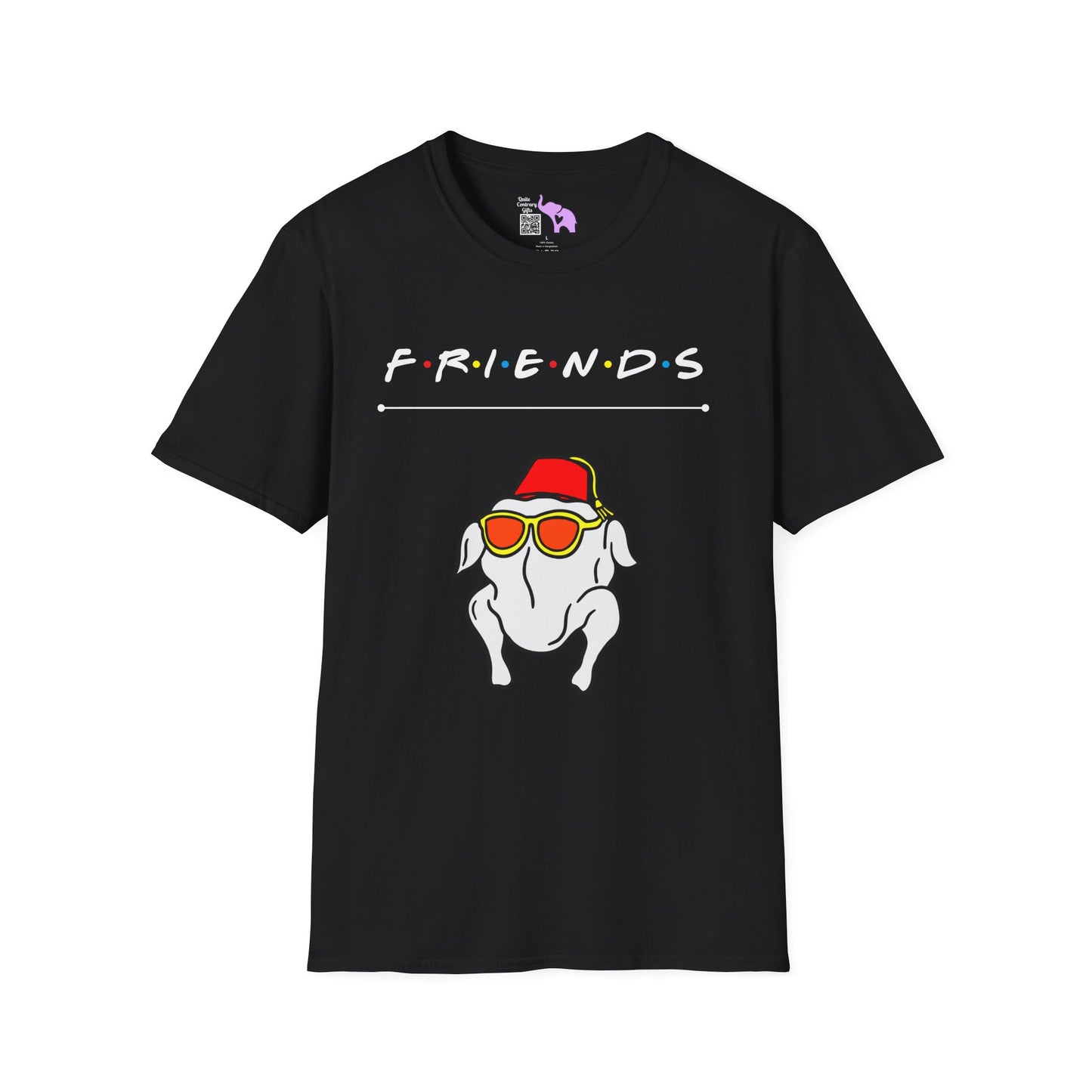Friends; Thanksgiving Turkey Adult T-shirt