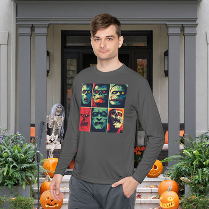 Halloween Monster 2 Adult Long Sleeve Tee