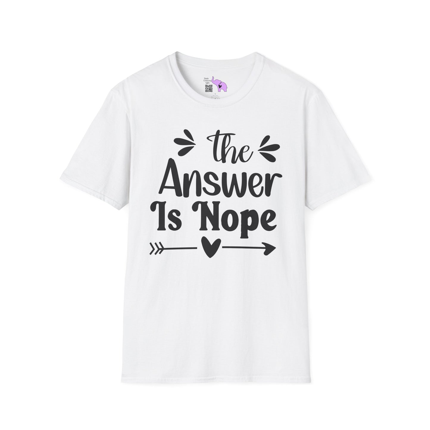 The Answer is Nope Adult T-shirt