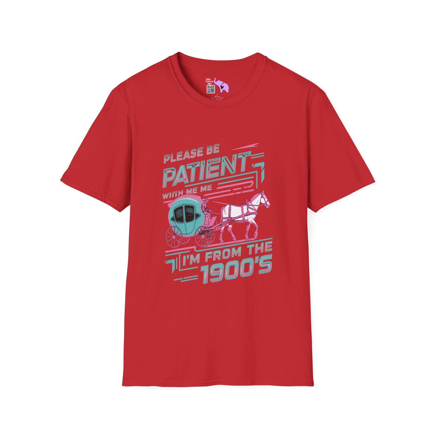 Please Be Patient With Me I'm From The 1900's (Colorful Retro) T-shirt