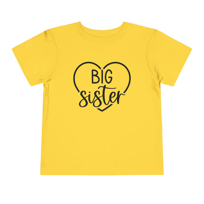 Big Sister (Heart) Toddler Tee
