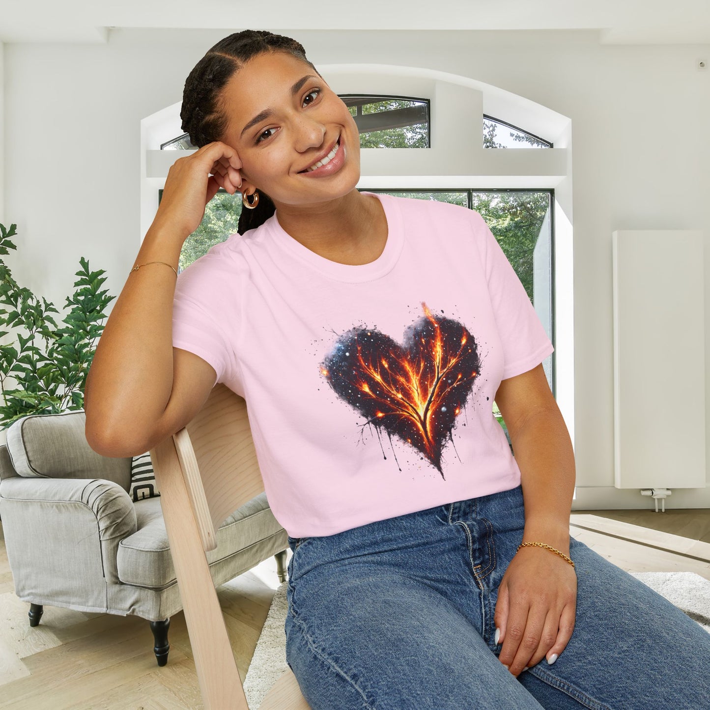 Burning Love Adult T-shirt
