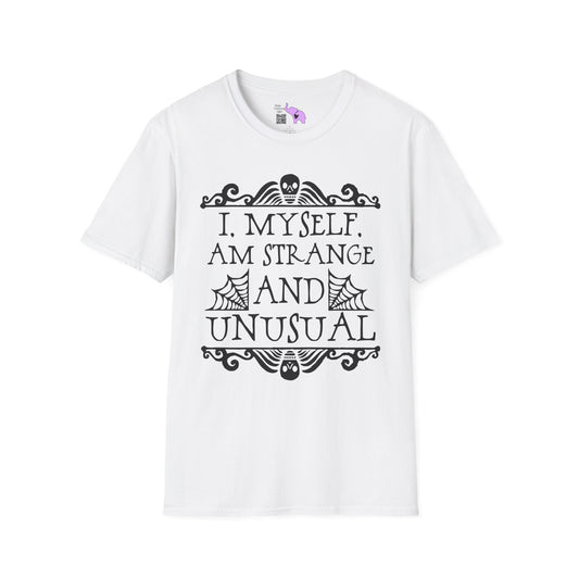 Beetlejuice I Myself Am Strange and Unusual Adult T-shirt