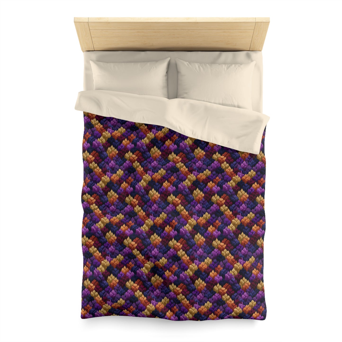 Velour Garden Microfiber Duvet Cover