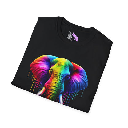Colorful Elephant Adult T-shirt