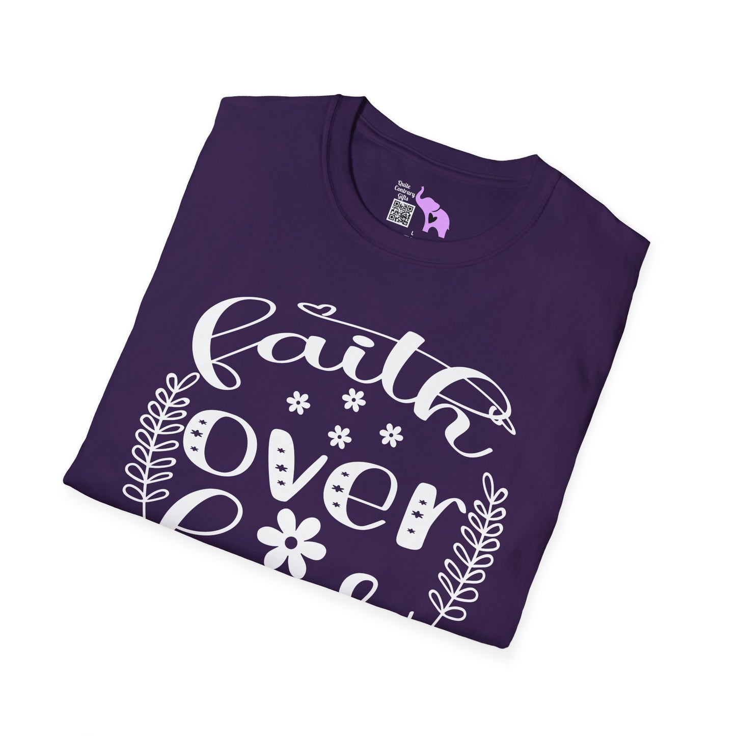 Faith Over Fear Adult T-shirt
