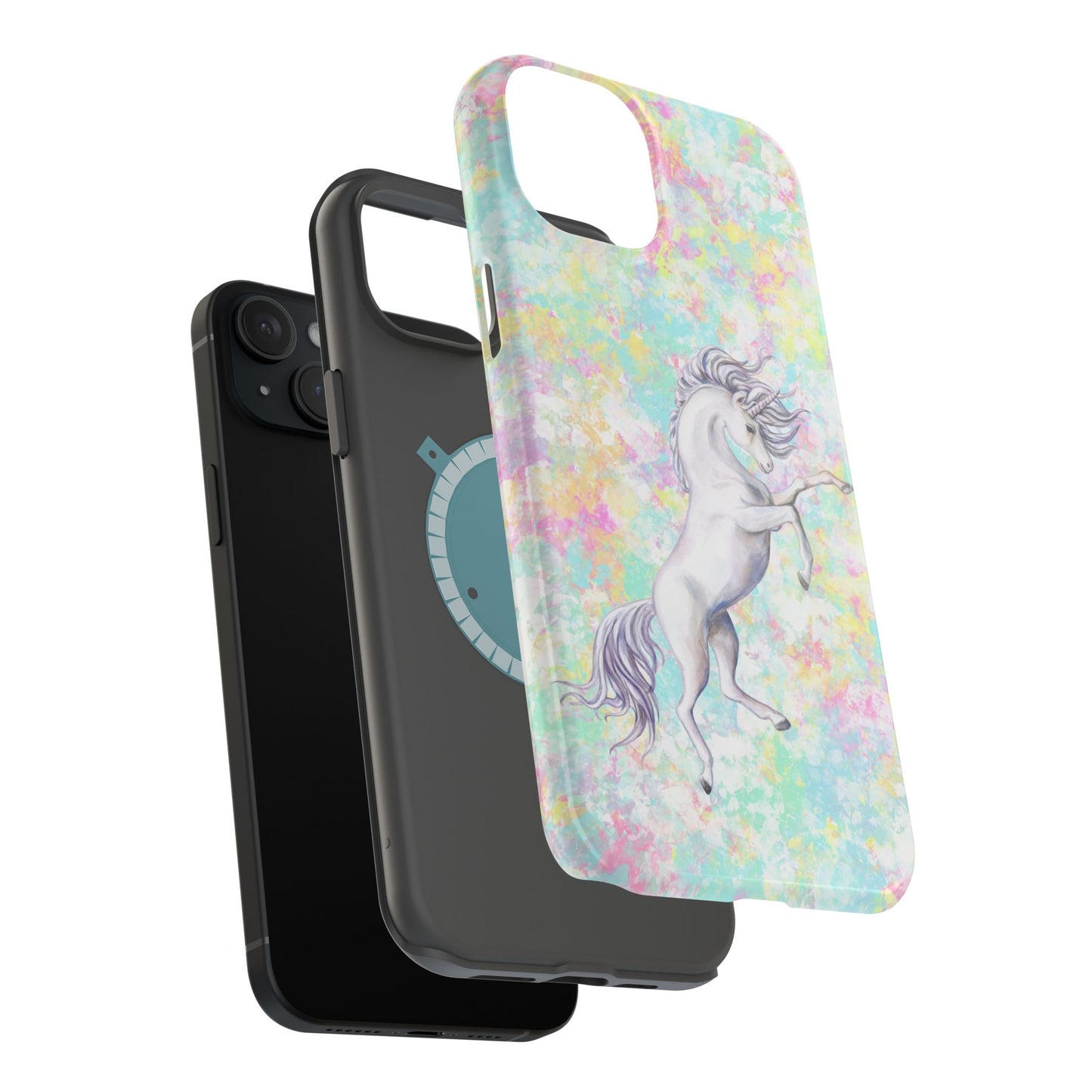Pastel Pegasus MagSafe® Compatible Tough Case for iPhone