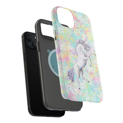 Pastel Pegasus MagSafe® Compatible Tough Case for iPhone