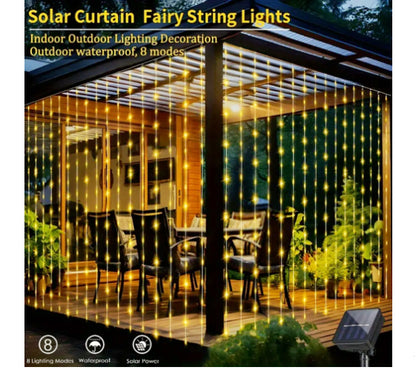 LED Multi-Color Curtain Lights w/Remote Control