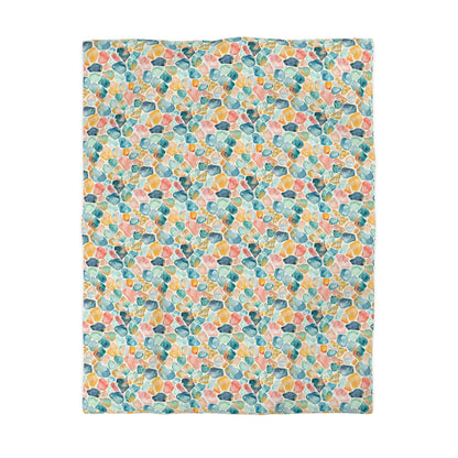 Ocean Pebble Drift Microfiber Duvet Cover