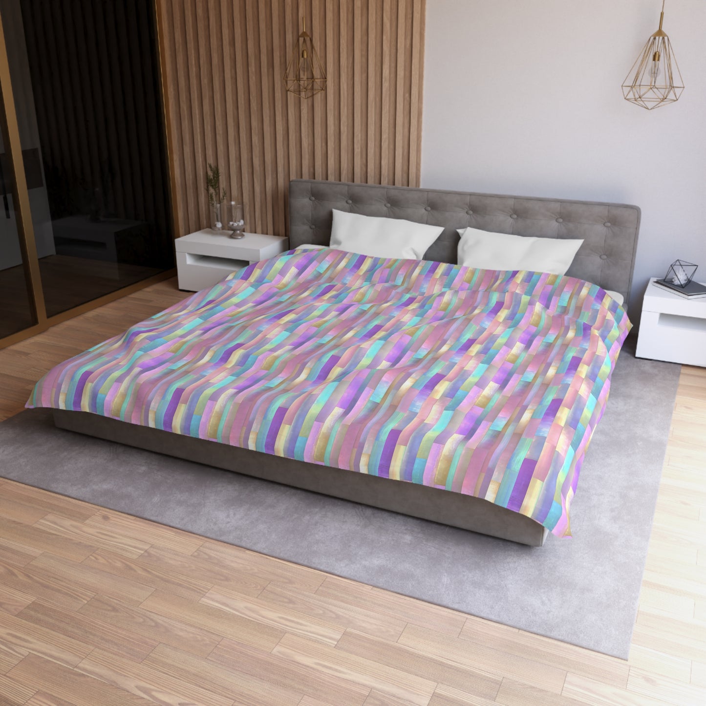 Enchanted Mosaic Microfiber Duvet Cover