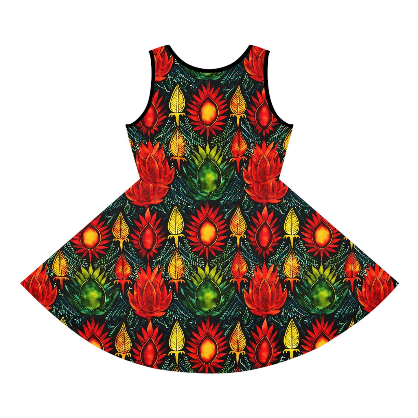 Joyful Burst Girls' Sleeveless Sundress