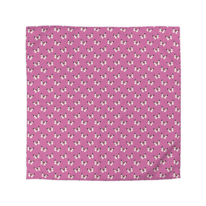 Blush Flutter Microfiber Duvet Cover