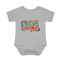 My First Christmas Infant Baby Rib Bodysuit
