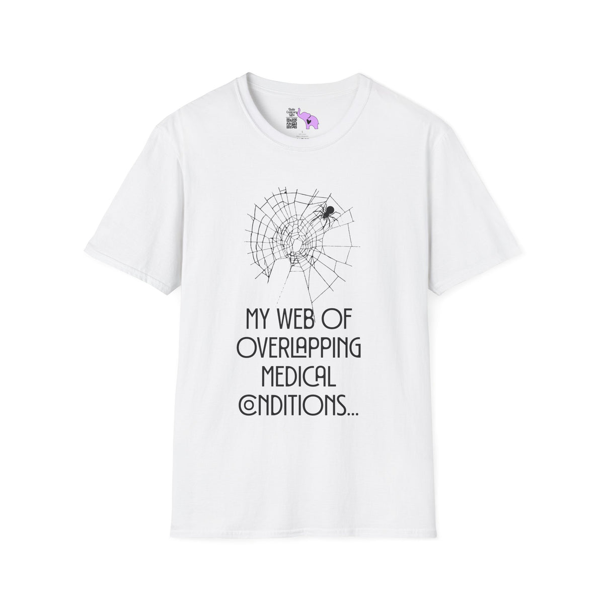 My Web of Overlapping Medical Conditions Adult T-shirt