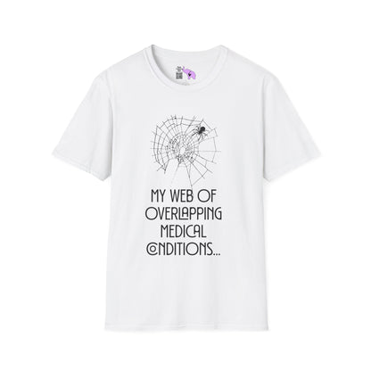 My Web of Overlapping Medical Conditions Adult T-shirt