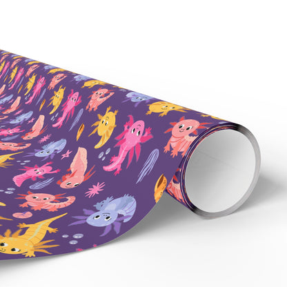 Axolotl Adventures Wrapping Paper