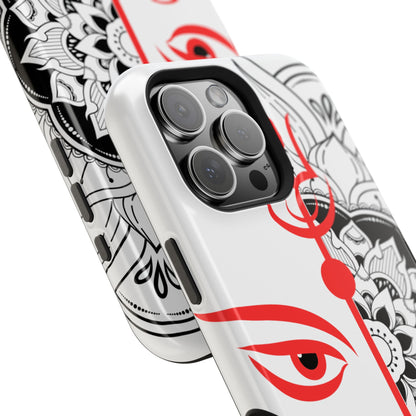 Goddess Durga Mata w/Manala MagSafe® Compatible Tough Case for iPhone