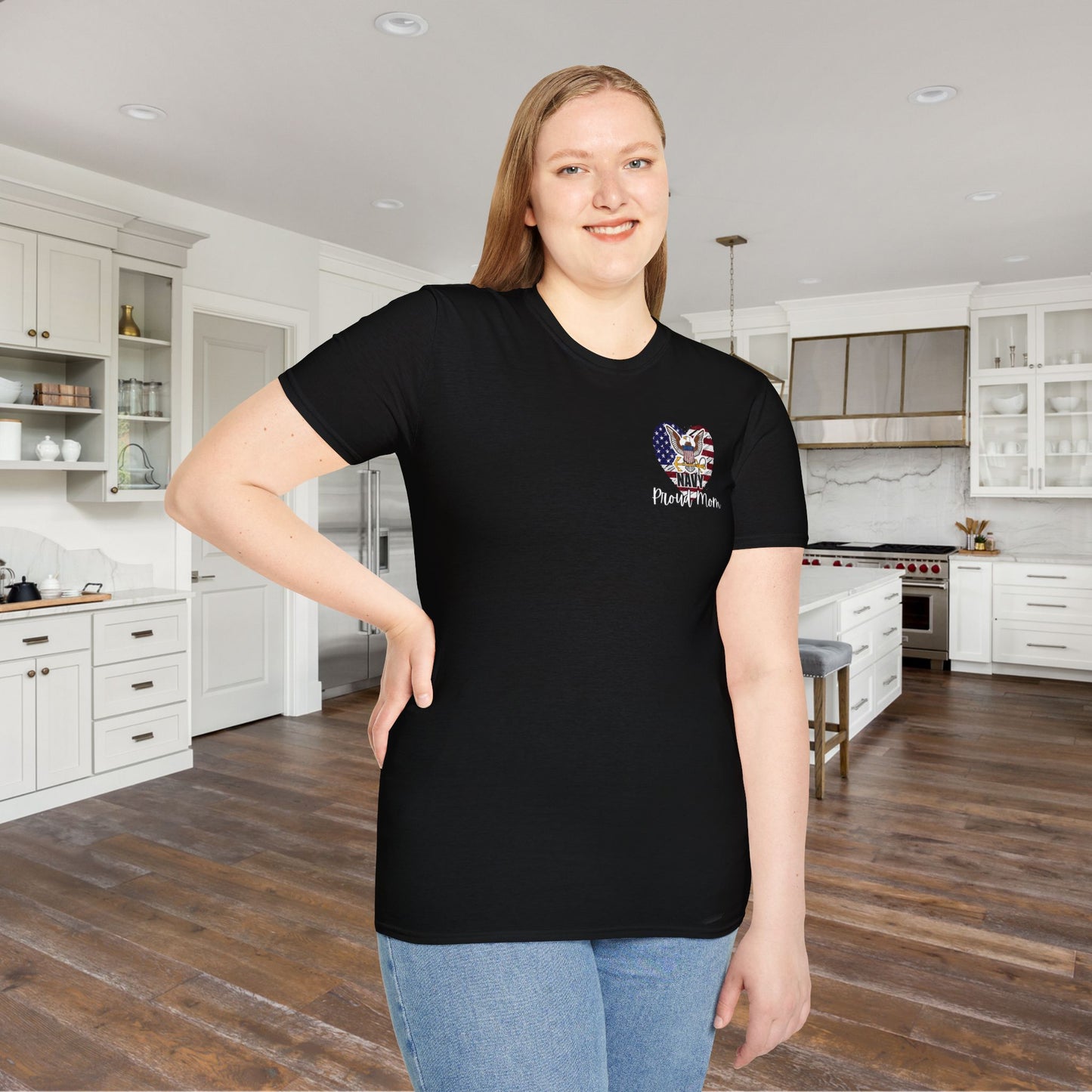 Proud Mom of Sailor US Navy Daughter Adult T-shirt