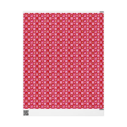 Valentine Toss Wrapping Paper