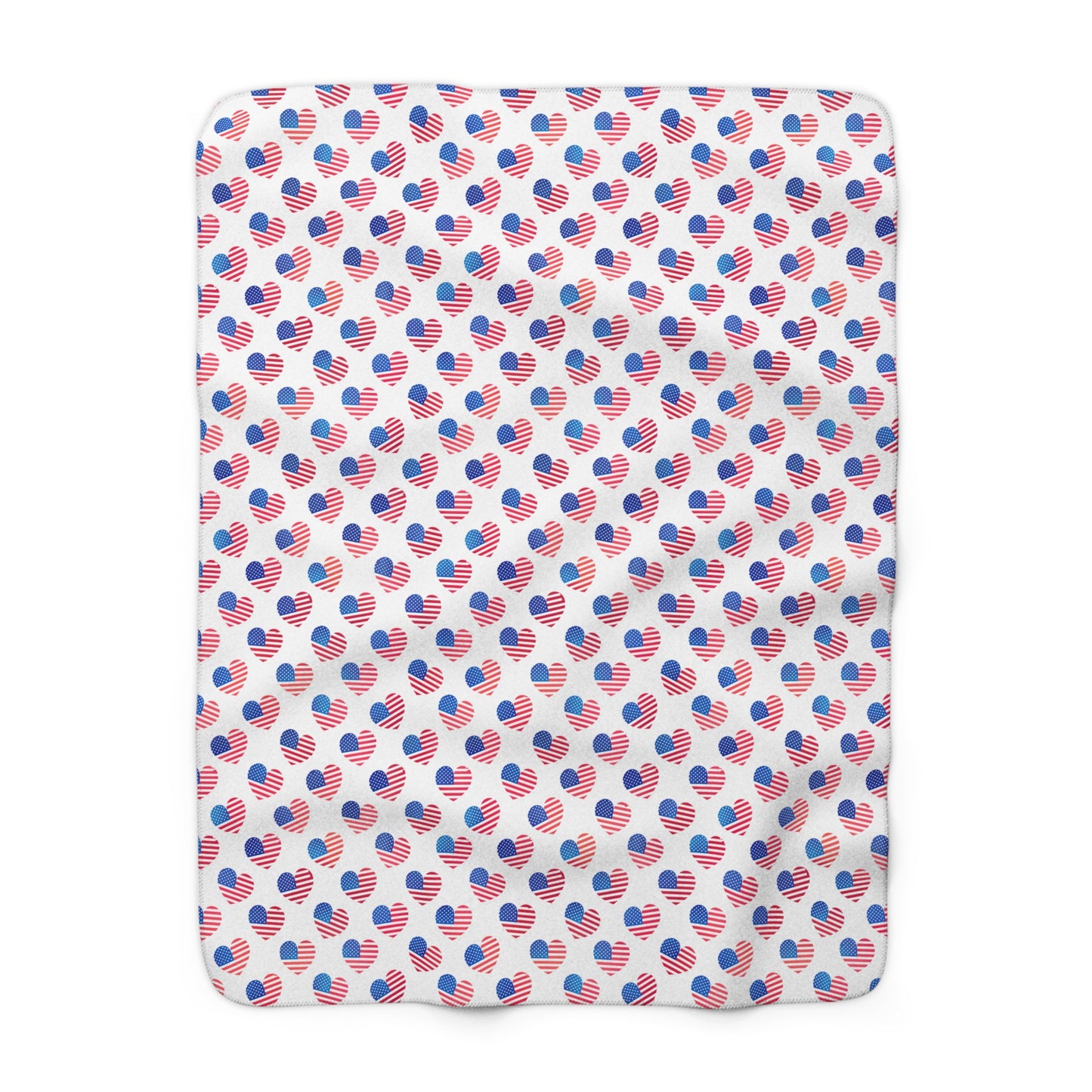 Hearts of Freedom Fleece Blanket