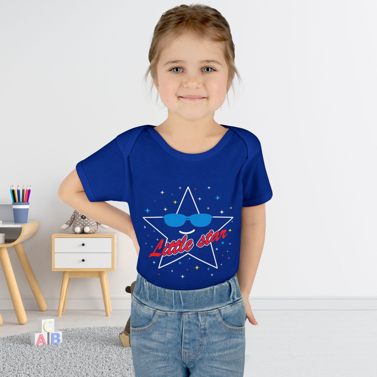 Little Star Infant Baby Rib Bodysuit