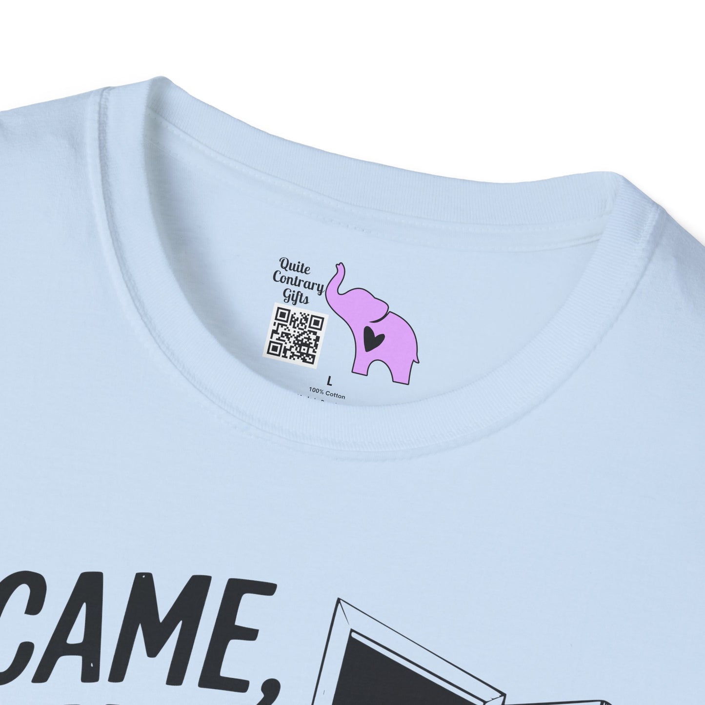 I Came I Saw I Had Anxiety So I Left Adult T-shirt