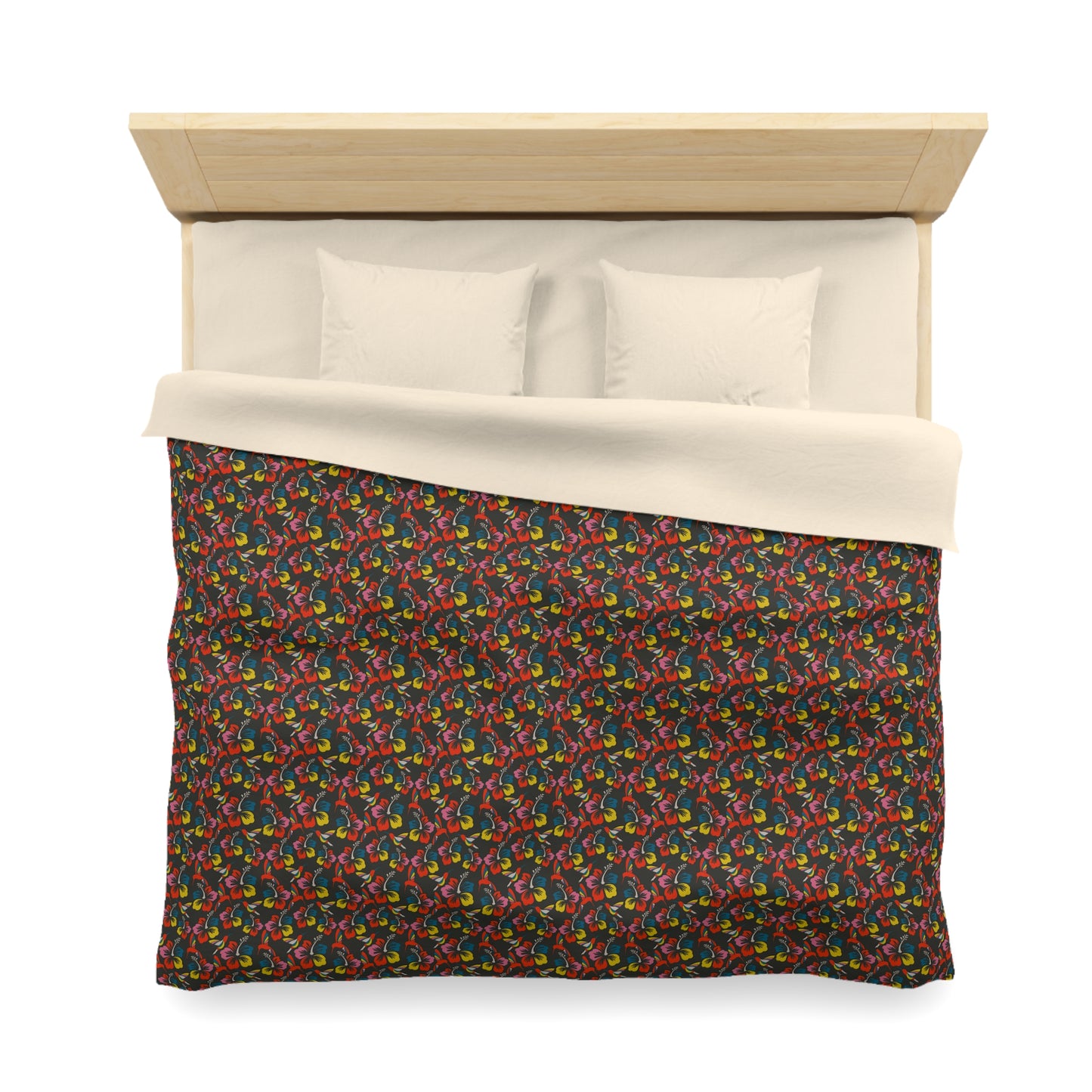 Humming Bloom Microfiber Duvet Cover