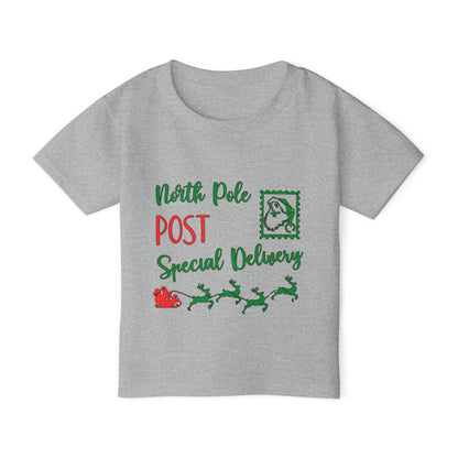 North Pole Post Special Delivery Heavy Cotton™ Toddler T-shirt