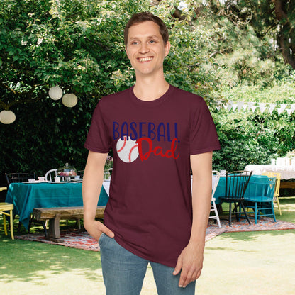 Baseball Dad Adult T-shirt