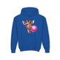 Girraffe Blowing Bubble Youth Heavy Blend Hoodie