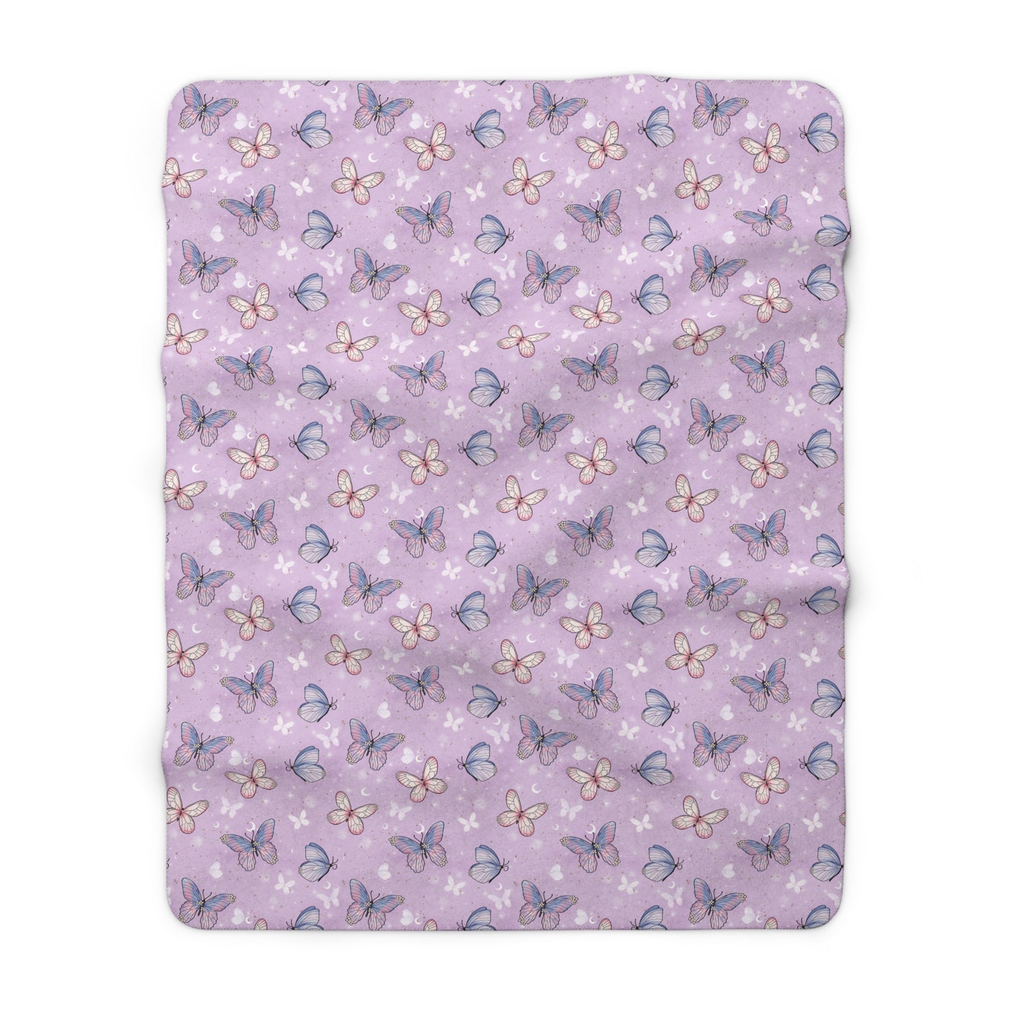 Pastel Wing Parade Sherpa Fleece Blanket