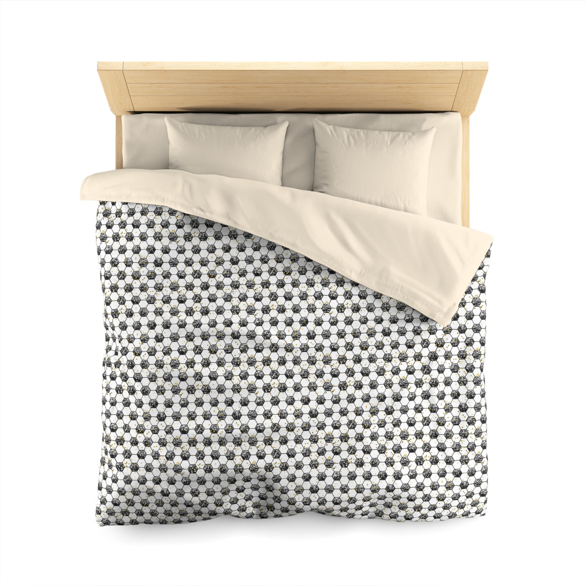 Soccer Gold Rush Microfiber Duvet Cover